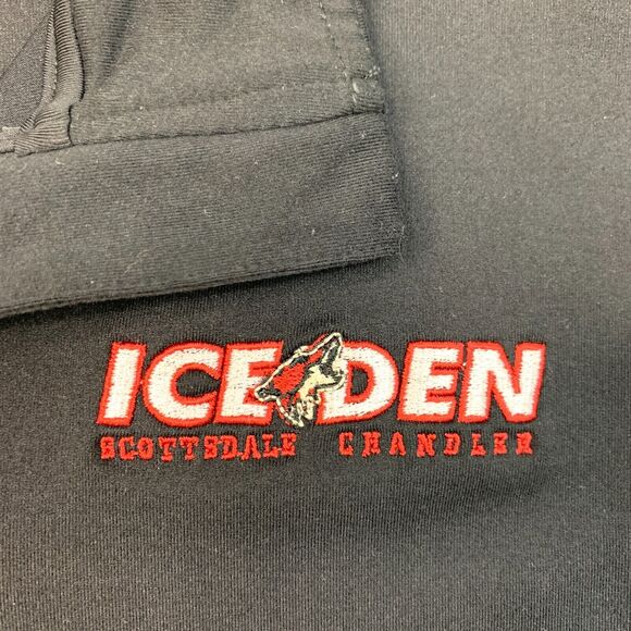 CCM Ice Den Scottsdale Chandler Sweatshirt Mens M Medium Black Quarter Zip - Picture 4 of 13
